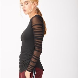 Michi Mesh Sleeve Top